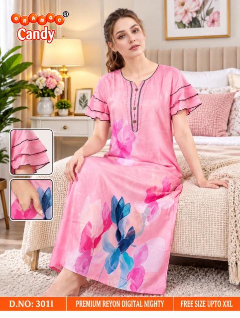 Orange Candy 301 catalog nightwear manufacturer - Sanvari Fashion