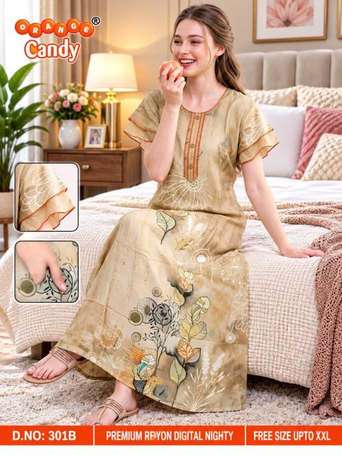 Orange Candy 301 catalog nightwear manufacturer - Sanvari Fashion