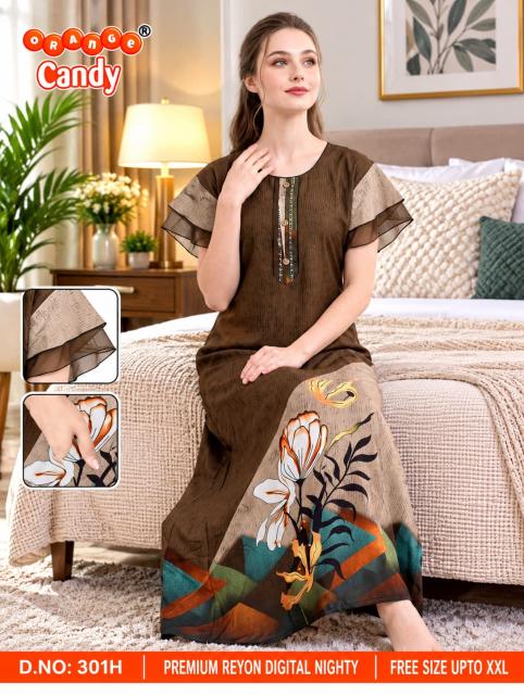Orange Candy 301 catalog nightwear manufacturer - Sanvari Fashion