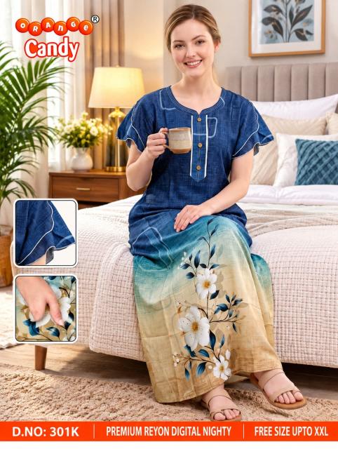 Orange Candy 301 catalog nightwear manufacturer - Sanvari Fashion