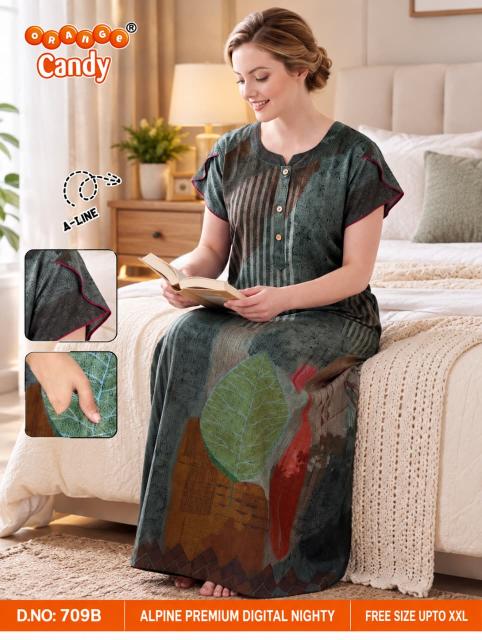 Orange Candy 709 catalog nightwear bulk supplier - Sanvari Fashion