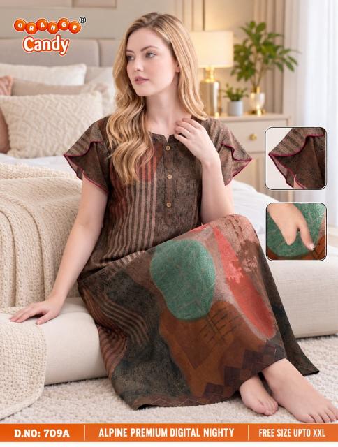Orange Candy 709 catalog nightwear bulk supplier - Sanvari Fashion