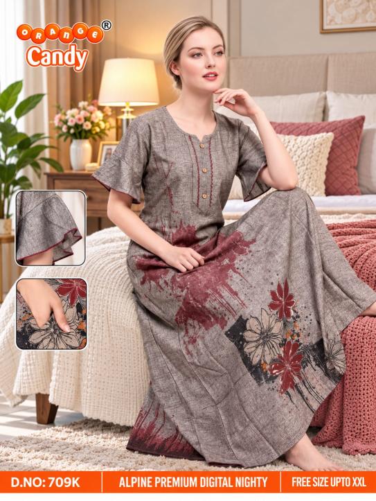 Orange Candy 709 catalog nightwear bulk supplier - Sanvari Fashion