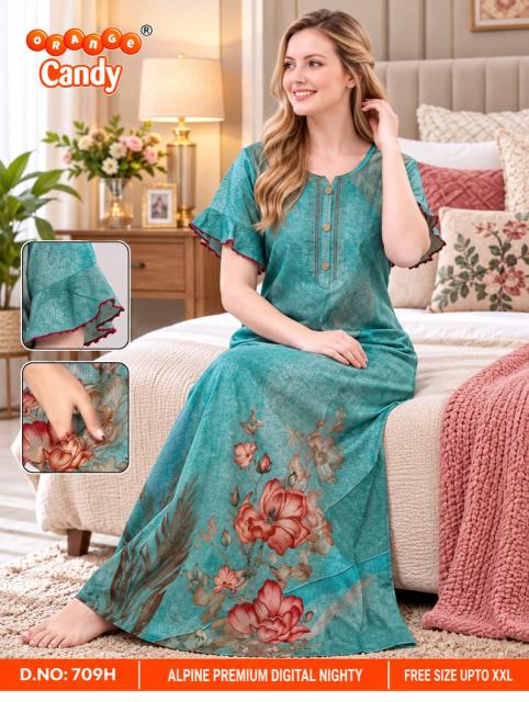 Orange Candy 709 catalog nightwear bulk supplier - Sanvari Fashion