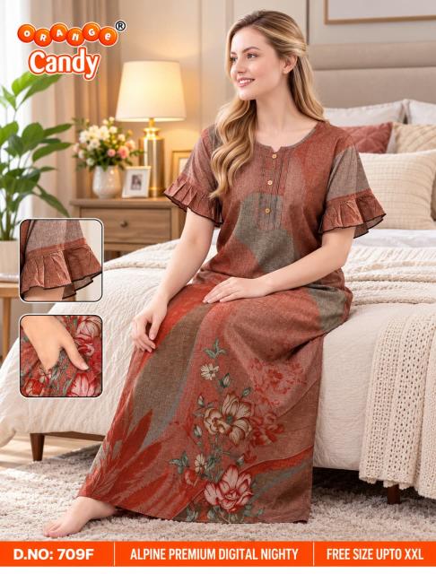 Orange Candy 709 catalog nightwear bulk supplier - Sanvari Fashion