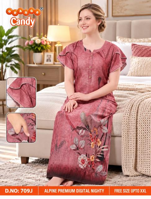Orange Candy 709 catalog nightwear bulk supplier - Sanvari Fashion