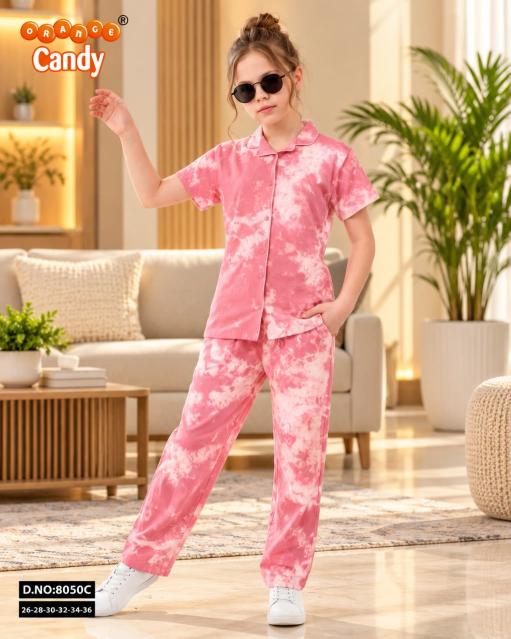 Orange Candy 8050 A to F catalog Kids Nightwear Wholesale Surat - Sanvari Fashion