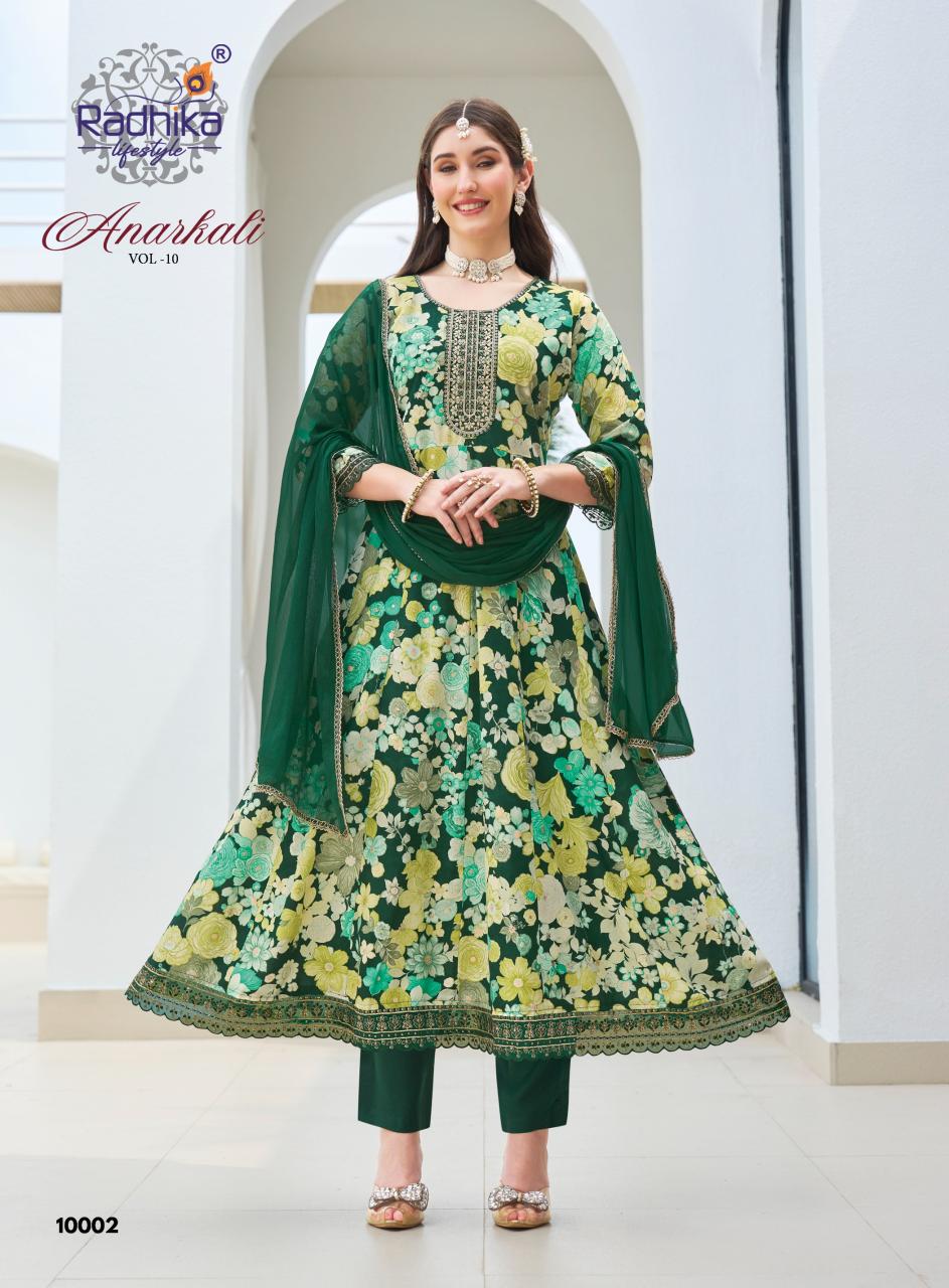 Radhika LifeStyle Anarkali Vol 8 Catalog new branded kurtis catalog wholesale - Sanvari Fashion