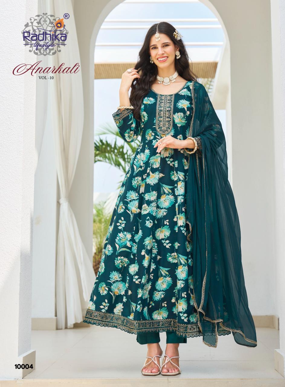 Radhika LifeStyle Anarkali Vol 8 Catalog new branded kurtis catalog wholesale - Sanvari Fashion