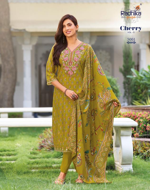 Radhika Lifestyle Cherry Vol 5 Catalog w brand kurtis wholesale in mumbai - Sanvari Fashion
