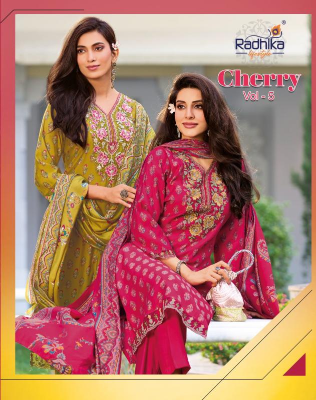 Radhika Lifestyle Cherry Vol 5 Catalog w brand kurtis wholesale in mumbai - Sanvari Fashion