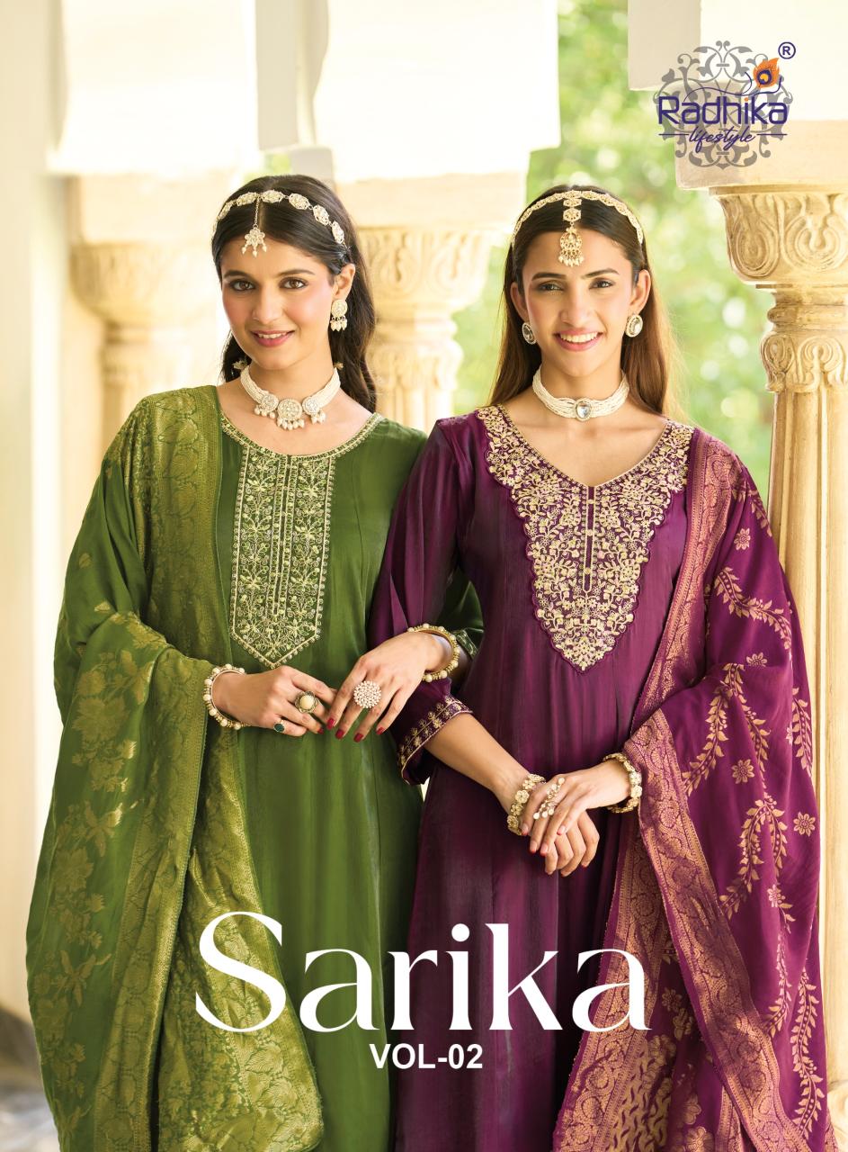 Radhika Lifestyle Sarika vol 2 catalog branded kurti wholesale in delhi - Sanvari Fashion