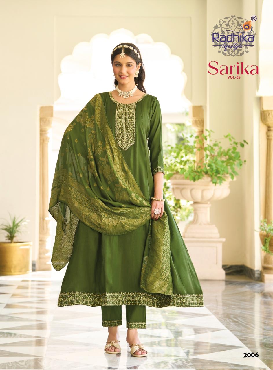 Radhika Lifestyle Sarika vol 2 catalog branded kurti wholesale in delhi - Sanvari Fashion