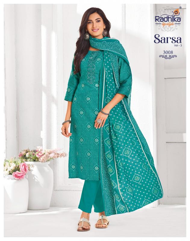 Radhika Lifestyle Sarsa vol 3 catalog delhi wholesale kurti market address - Sanvari Fashion