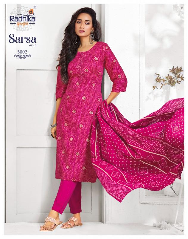 Radhika Lifestyle Sarsa vol 3 catalog delhi wholesale kurti market address - Sanvari Fashion
