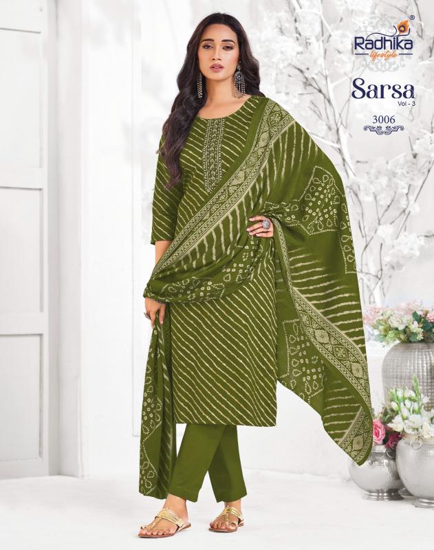 Radhika Lifestyle Sarsa vol 3 catalog delhi wholesale kurti market address - Sanvari Fashion