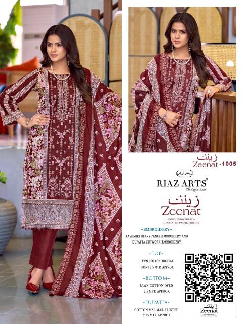 Riaz Arts Zeenat catalog surat wholesale market dress materials - Sanvari Fashion