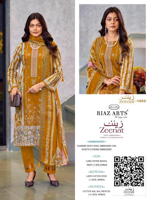 Riaz Arts Zeenat catalog surat wholesale market dress materials - Sanvari Fashion