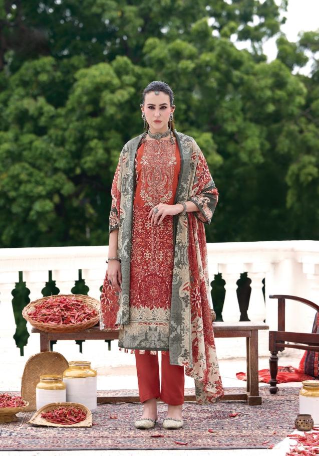 Romani Aarzu Vol 36 Nx catalog faymous dress material shop in surat - Sanvari Fashion