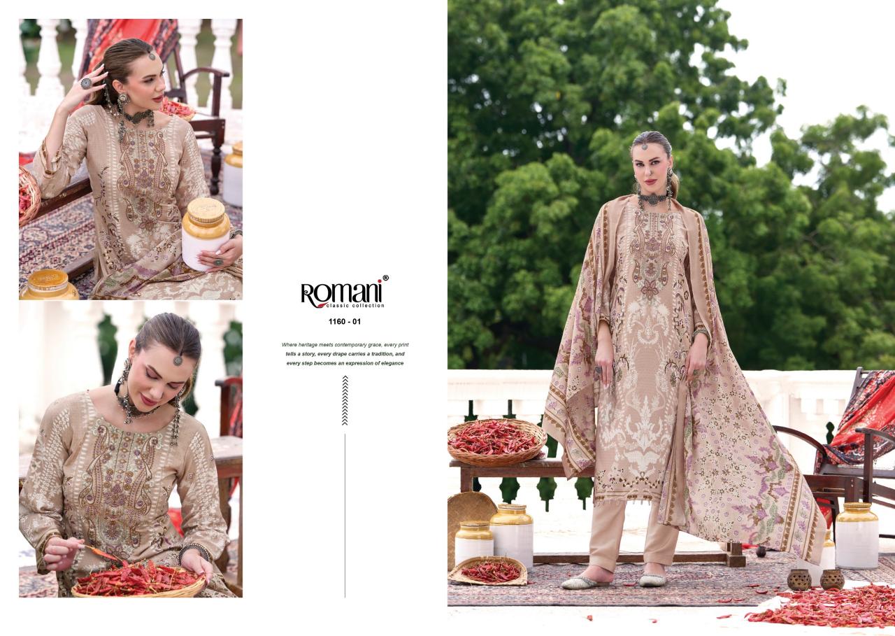 Romani Aarzu Vol 36 Nx catalog faymous dress material shop in surat - Sanvari Fashion