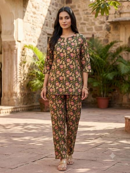 Sabella Cotton vol 752 catalog printed coord set wholesale - Sanvari Fashion
