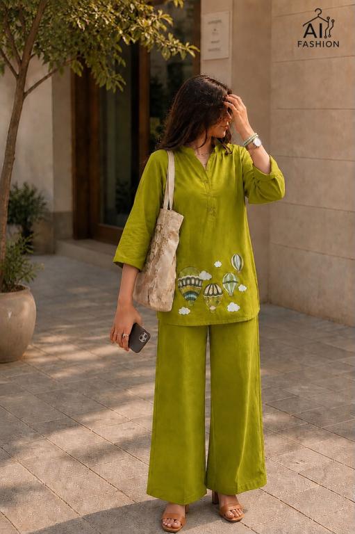 Sabella Hot Air Balloon catalog winter co ord set wholesale - Sanvari Fashion