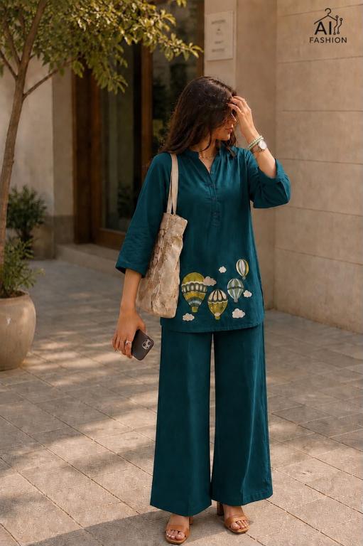 Sabella Hot Air Balloon catalog winter co ord set wholesale - Sanvari Fashion