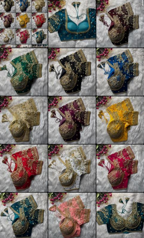Sabella Pure Soft Fandy Silk vol 1 catalog readymade blouse online shopping - Sanvari Fashion