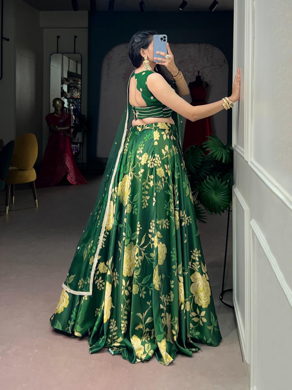 Sabella Satin Silk catalog cheap wholesale market in delhi for lehenga - Sanvari Fashion