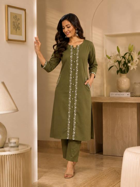 Sabella T3670 0.2 catalog kurti pant coord set wholesale - Sanvari Fashion