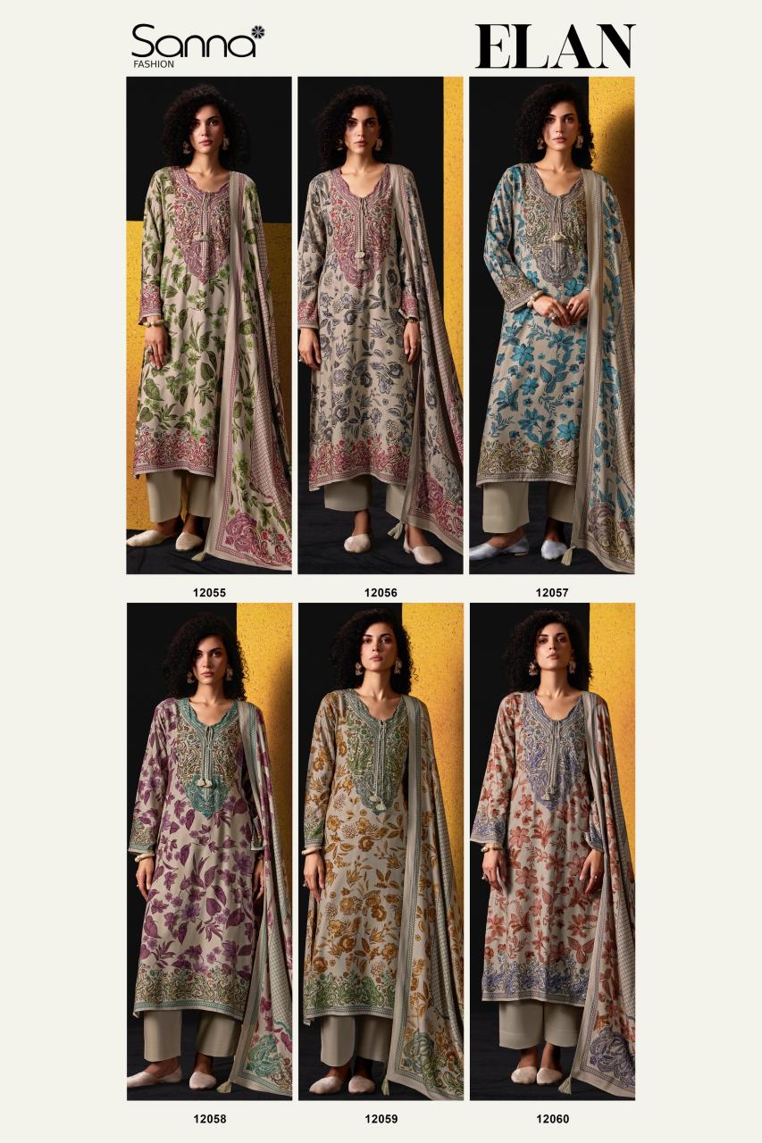 Sanna Elan catalog plus size salwar kameez wholesale - Sanvari Fashion