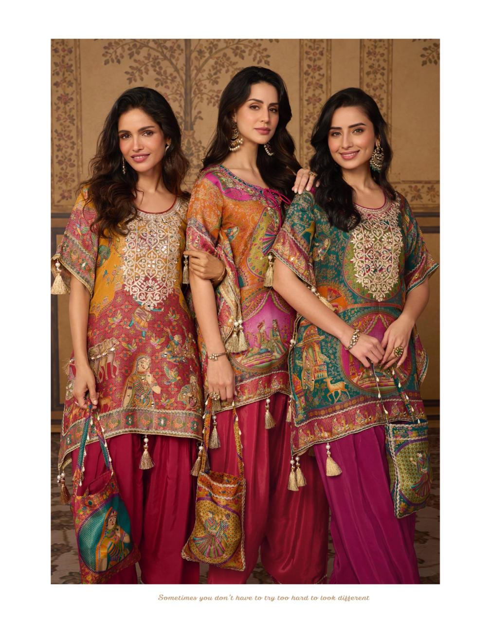 Sayuri Dori catalog Kaftan kurti wholesale market in ulhasnagar - Sanvari Fashion