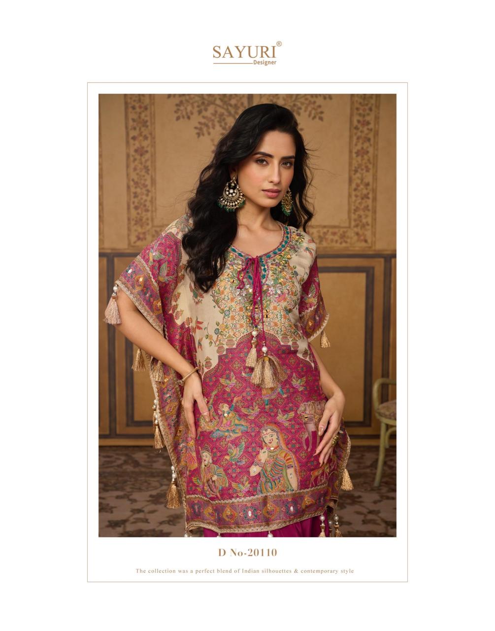 Sayuri Dori catalog Kaftan kurti wholesale market in ulhasnagar - Sanvari Fashion
