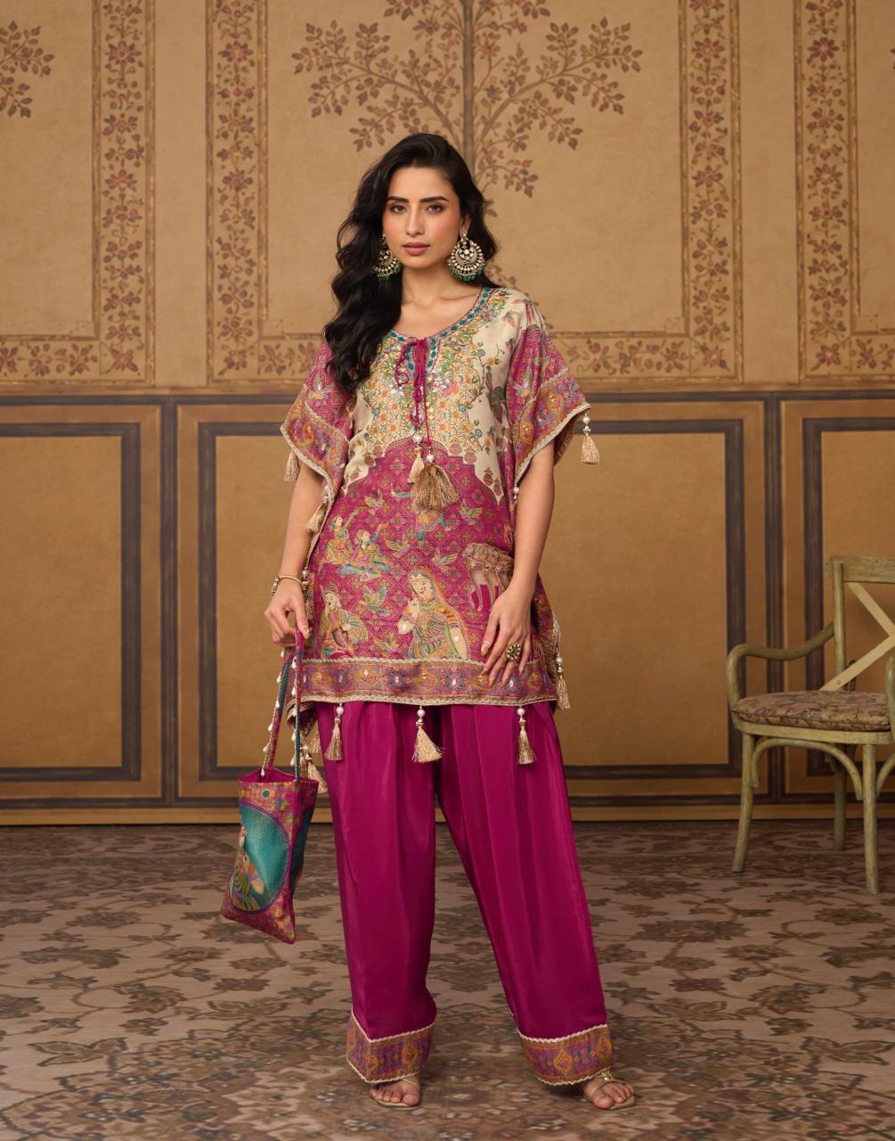 Sayuri Dori catalog Kaftan kurti wholesale market in ulhasnagar - Sanvari Fashion