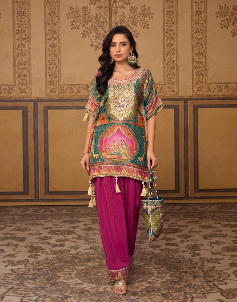 Sayuri Dori catalog Kaftan kurti wholesale market in ulhasnagar - Sanvari Fashion