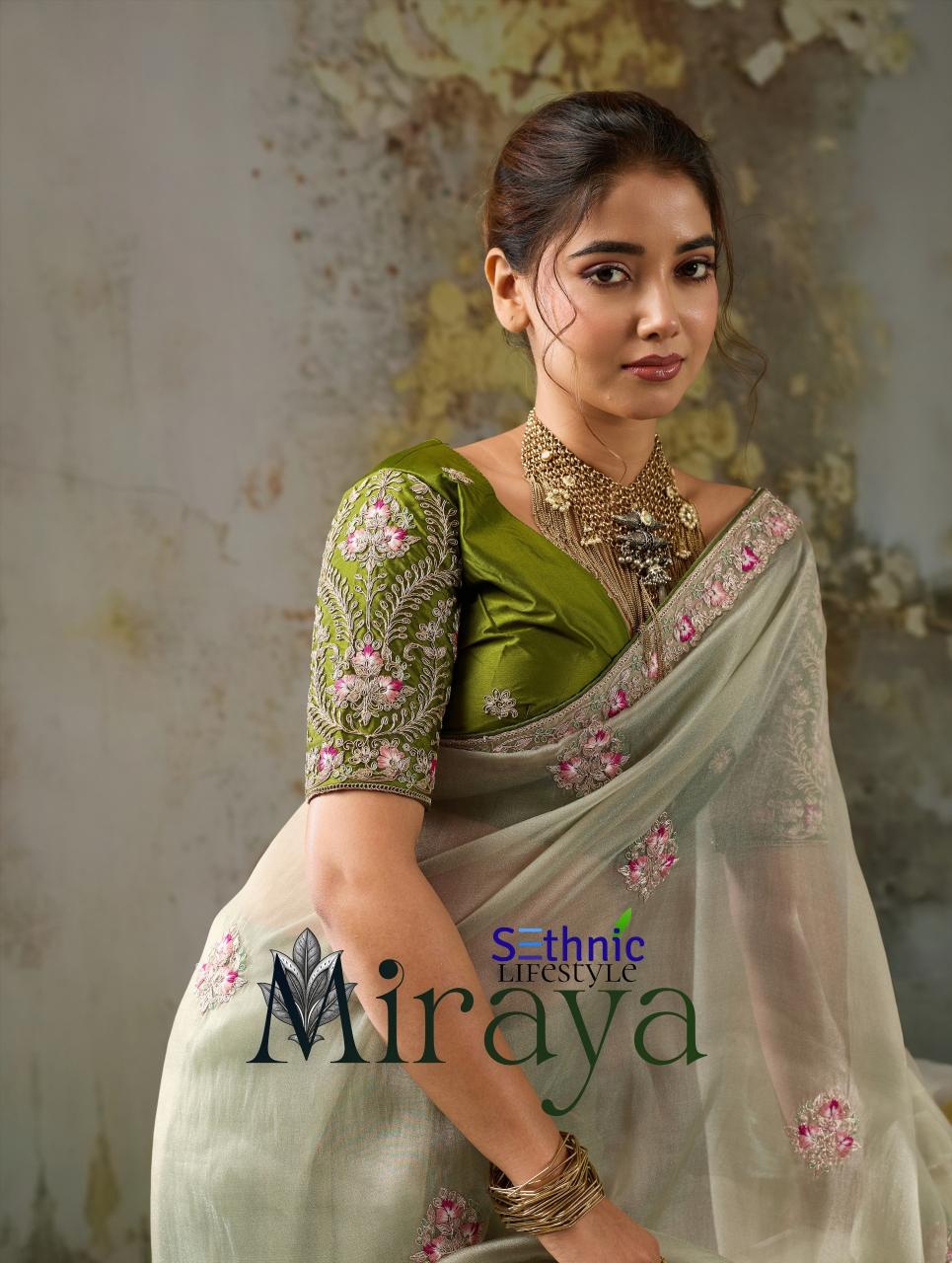 Sethnic Miraya catalog saree cover wholesale market in mumbai - Sanvari Fashion