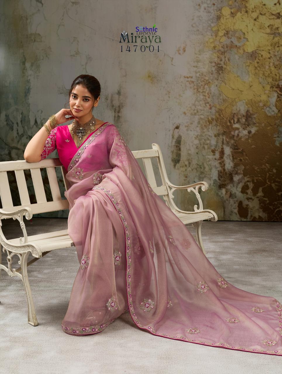 Sethnic Miraya catalog saree cover wholesale market in mumbai - Sanvari Fashion