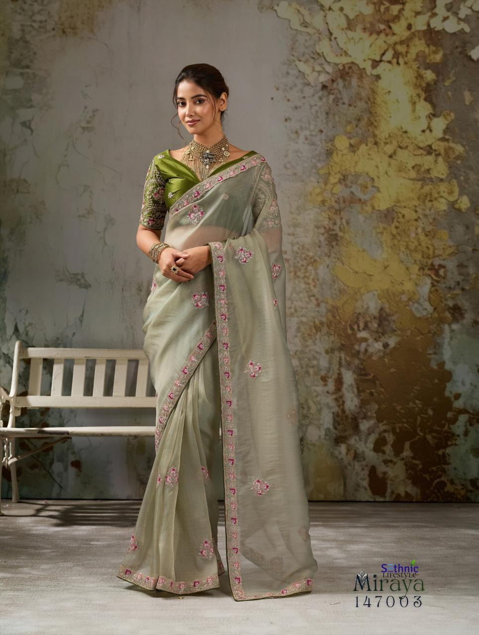 Sethnic Miraya catalog saree cover wholesale market in mumbai - Sanvari Fashion