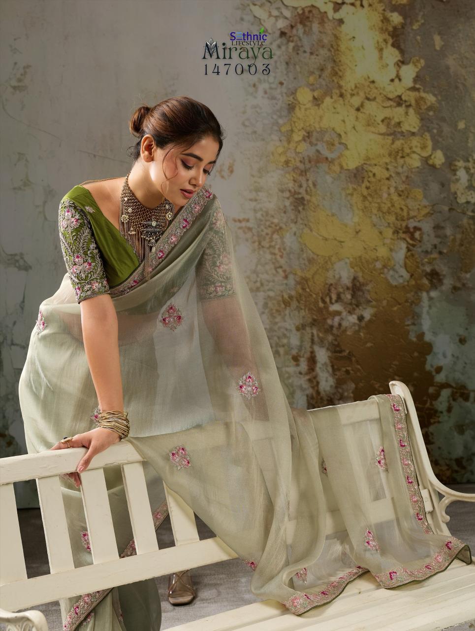 Sethnic Miraya catalog saree cover wholesale market in mumbai - Sanvari Fashion