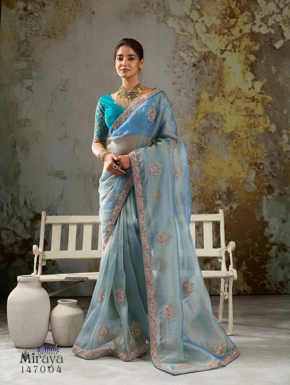 Sethnic Miraya catalog saree cover wholesale market in mumbai - Sanvari Fashion