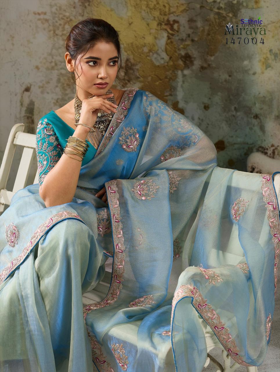 Sethnic Miraya catalog saree cover wholesale market in mumbai - Sanvari Fashion