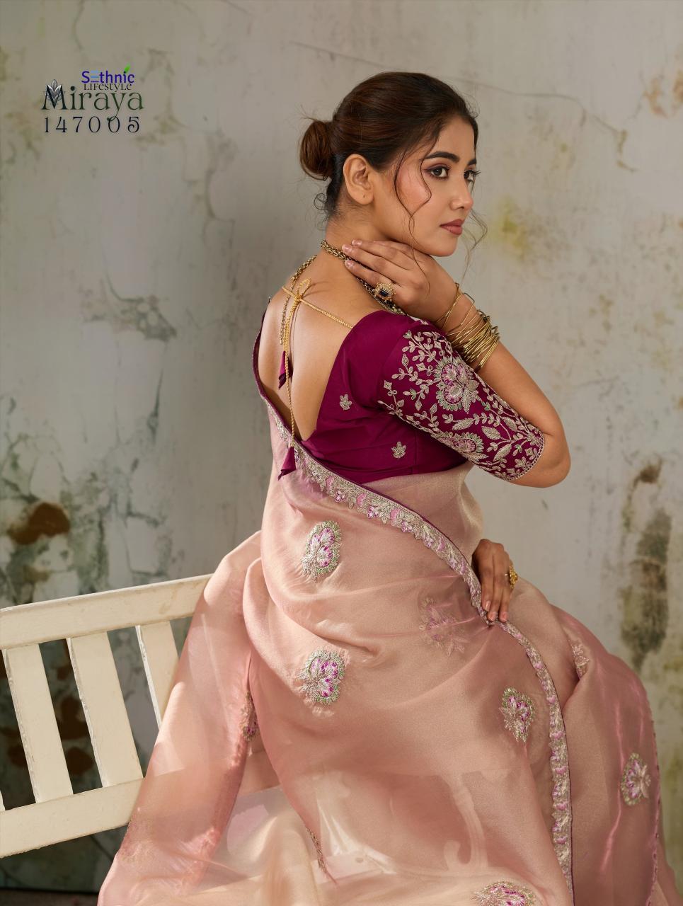 Sethnic Miraya catalog saree cover wholesale market in mumbai - Sanvari Fashion
