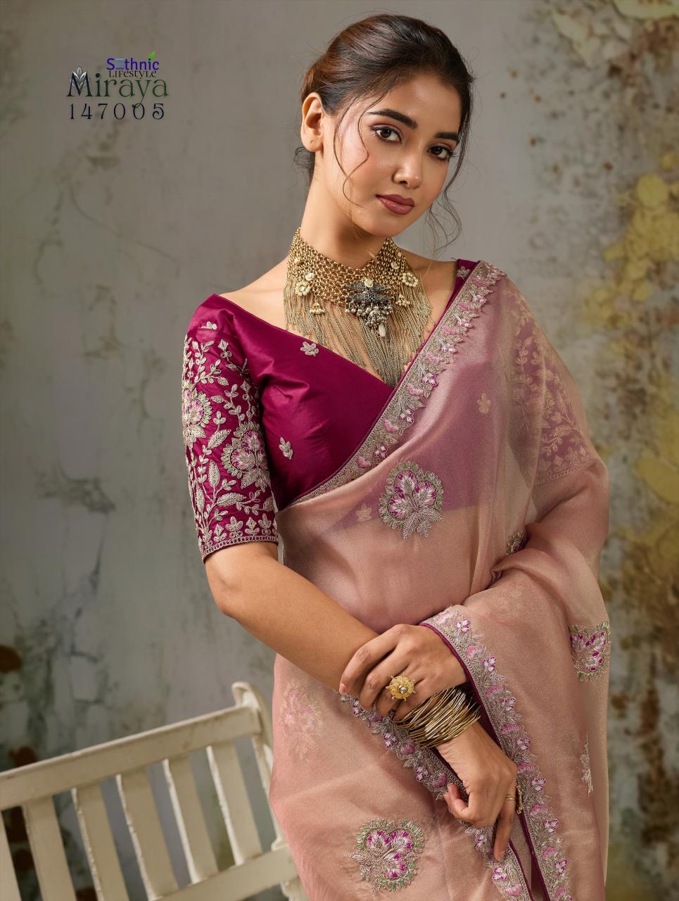 Sethnic Miraya catalog saree cover wholesale market in mumbai - Sanvari Fashion