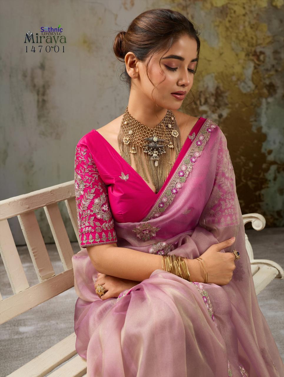 Sethnic Miraya catalog saree cover wholesale market in mumbai - Sanvari Fashion