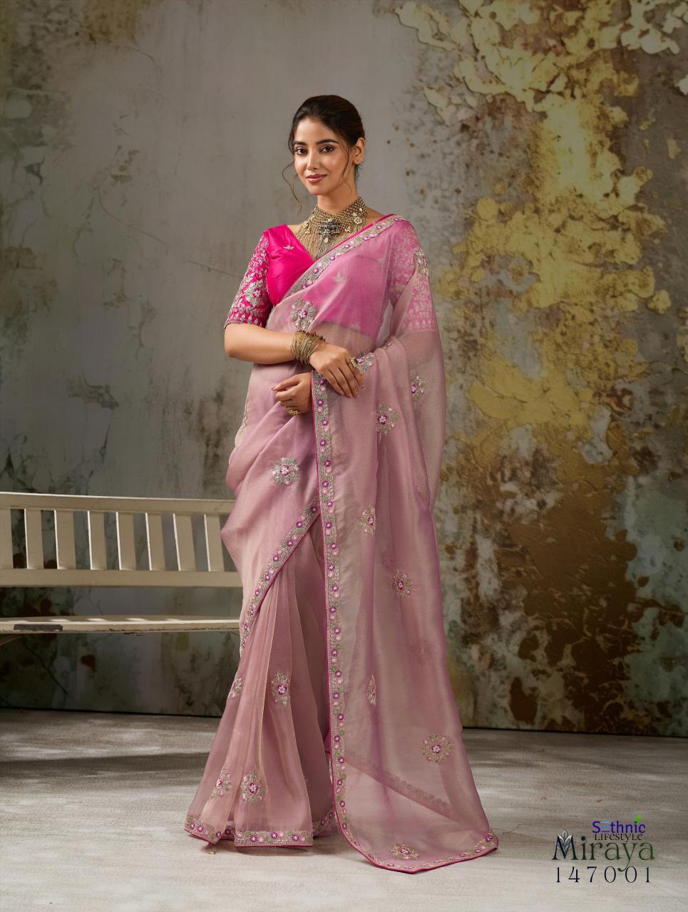 Sethnic Miraya catalog saree cover wholesale market in mumbai - Sanvari Fashion