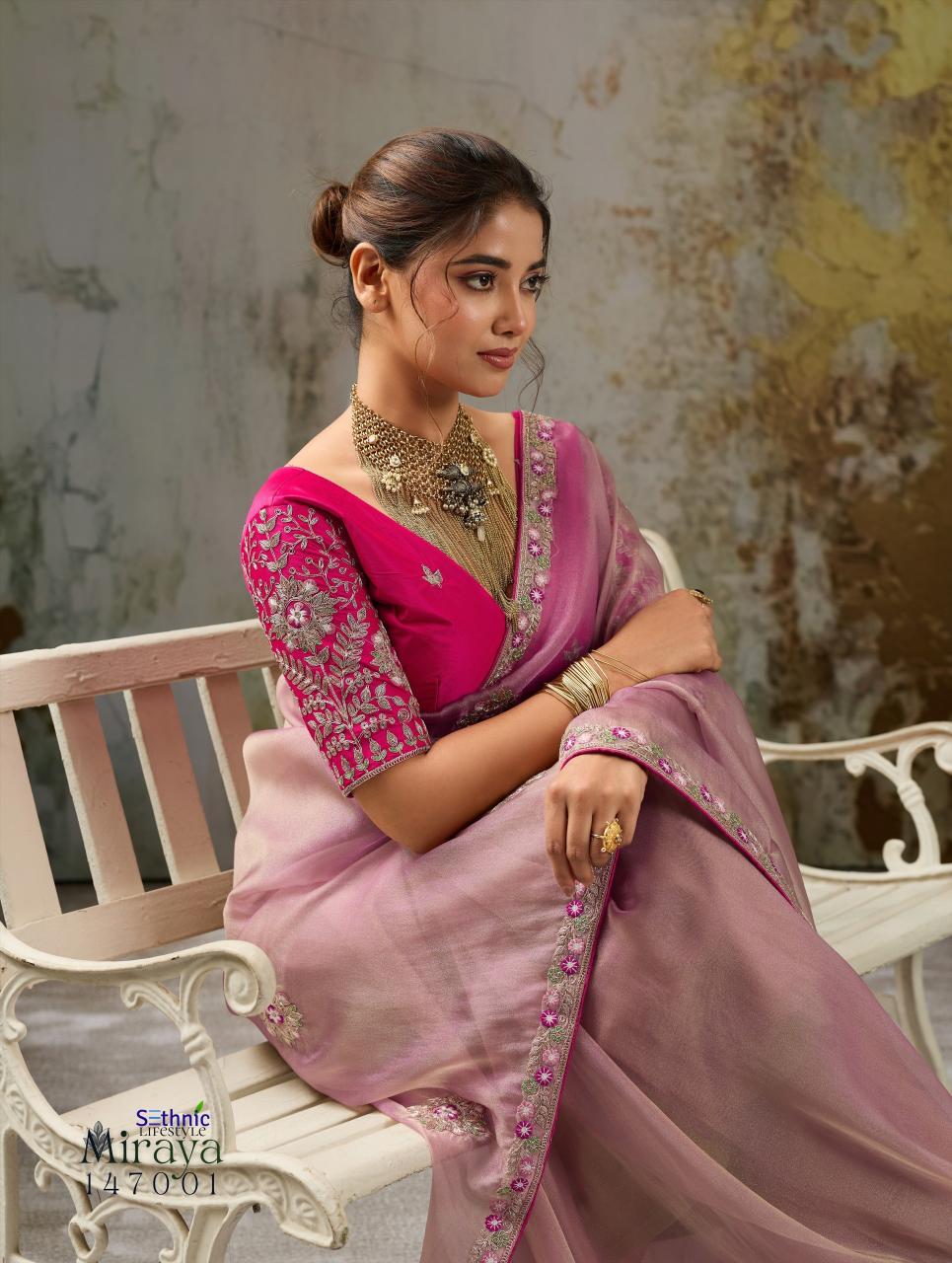 Sethnic Miraya catalog saree cover wholesale market in mumbai - Sanvari Fashion