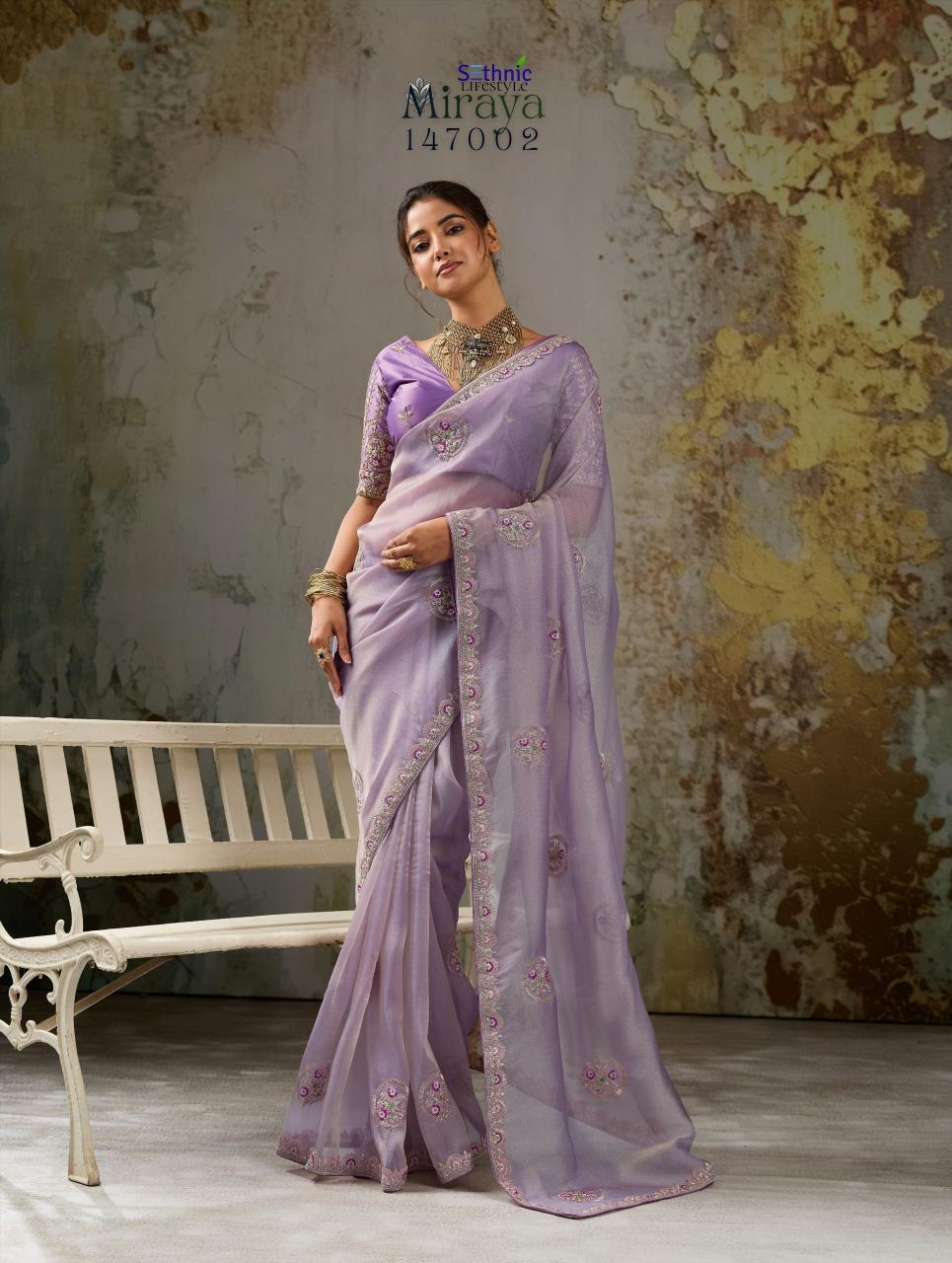 Sethnic Miraya catalog saree cover wholesale market in mumbai - Sanvari Fashion