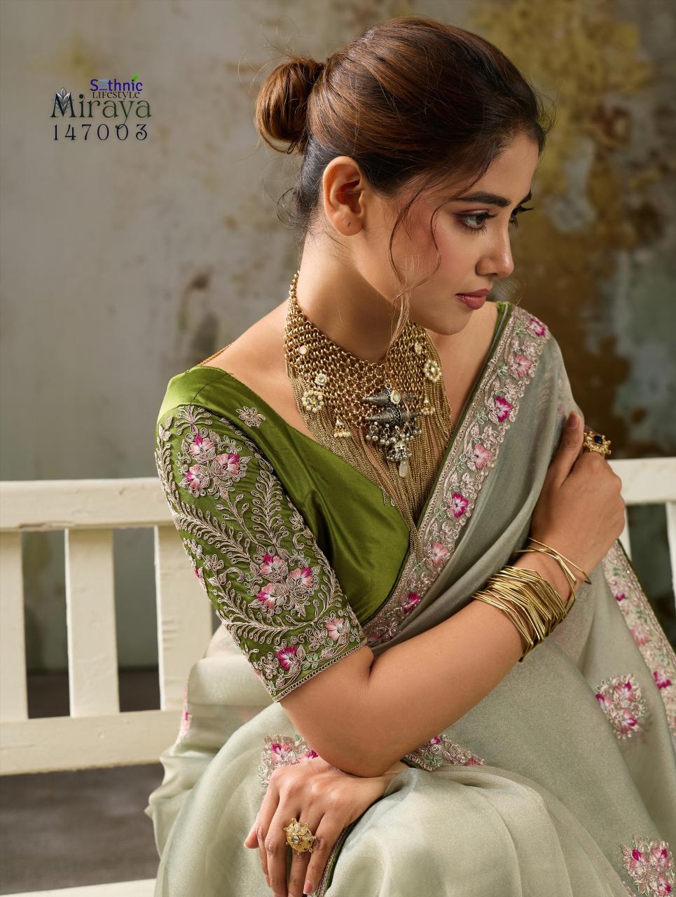Sethnic Miraya catalog saree cover wholesale market in mumbai - Sanvari Fashion