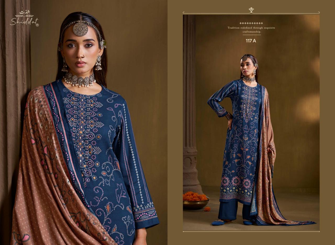 Shiddat Calista 117 catalog indian salwar kameez wholesale price - Sanvari Fashion