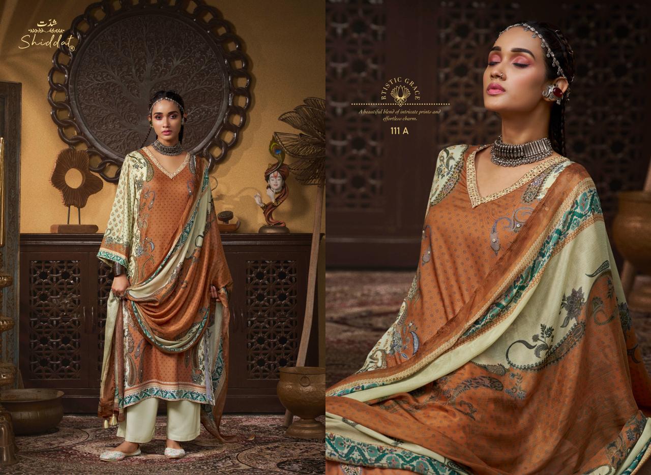 Shiddat Casteil 111 catalog salwar kameez catalogue wholesale surat - Sanvari Fashion